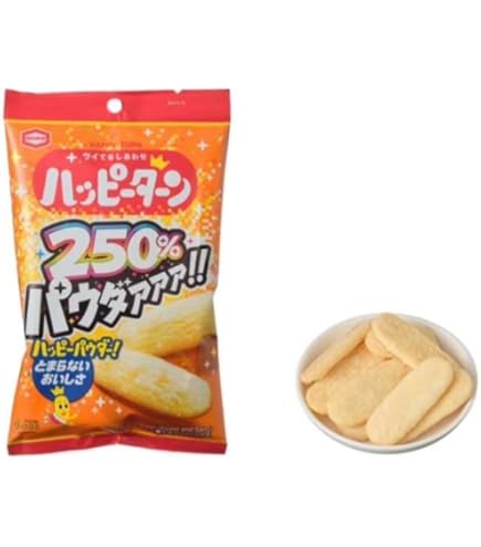 Amazon.co.jp: 亀田製菓 パウダー250%ハッピーターン 53g×10袋